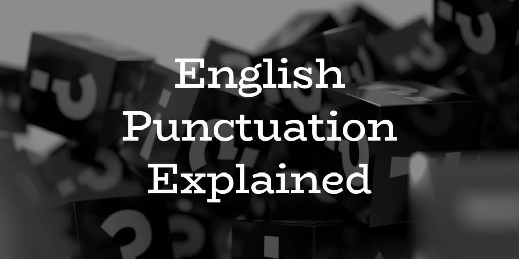 Punctuation in English